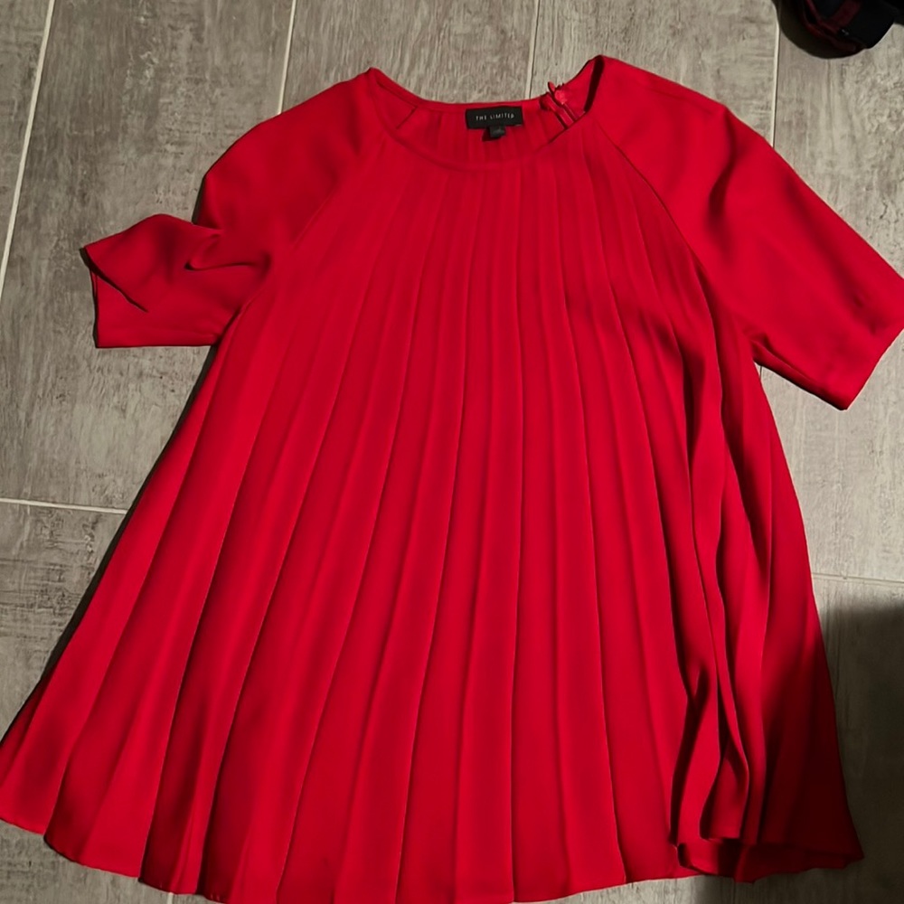 Red Dress Blouse